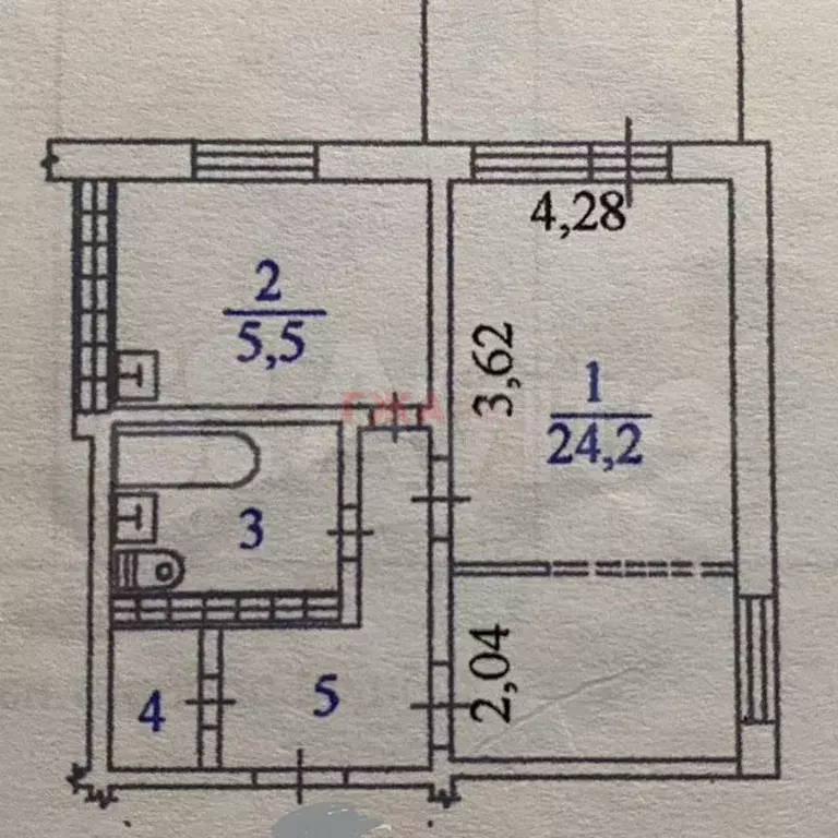 2-к. квартира, 39,4 м, 8/9 эт. - Фото 0