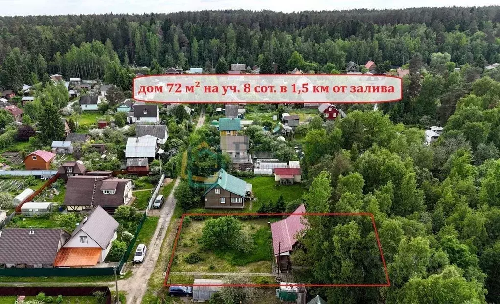Дом в Ленинградская область, Выборгский район, Полянское с/пос, Форт ... - Фото 1