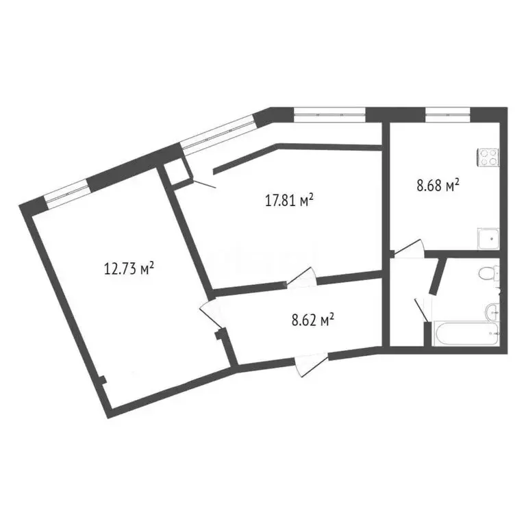 2-комнатная квартира: Севастополь, улица Степаняна, 9 (52.9 м) - Фото 0