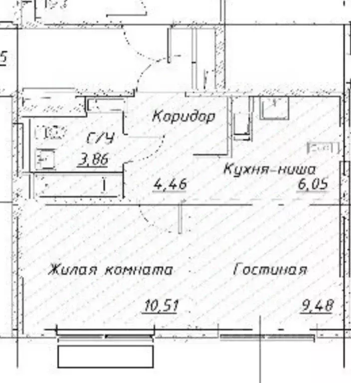 2-к кв. Москва ул. Аэростатная, 15к11 (34.3 м) - Фото 1