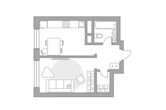 1-комнатная квартира: Красногорск, жилой комплекс Ильинойс (32.5 м) - Фото 1