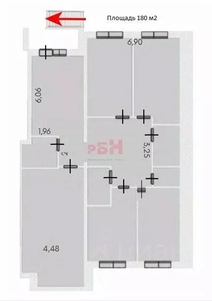 Офис в Тюменская область, Тюмень Депутатская ул., 80к2 (180 м) - Фото 2