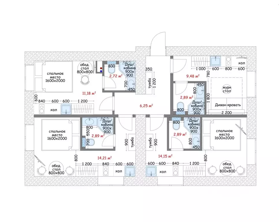 4-к кв. Москва Хомутовский туп., 4к2 (68.0 м) - Фото 1