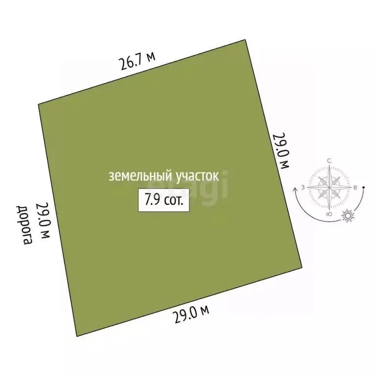 Участок в Пермский край, Краснокамский муниципальный округ, д. ... - Фото 2