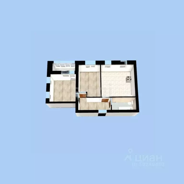 2-к кв. Башкортостан, Уфа ул. Академика Сулейманова, 10 (59.7 м) - Фото 2