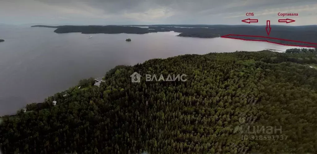 Участок в Карелия, Сортавальский муниципальный округ, пос. Вуорио, ... - Фото 1