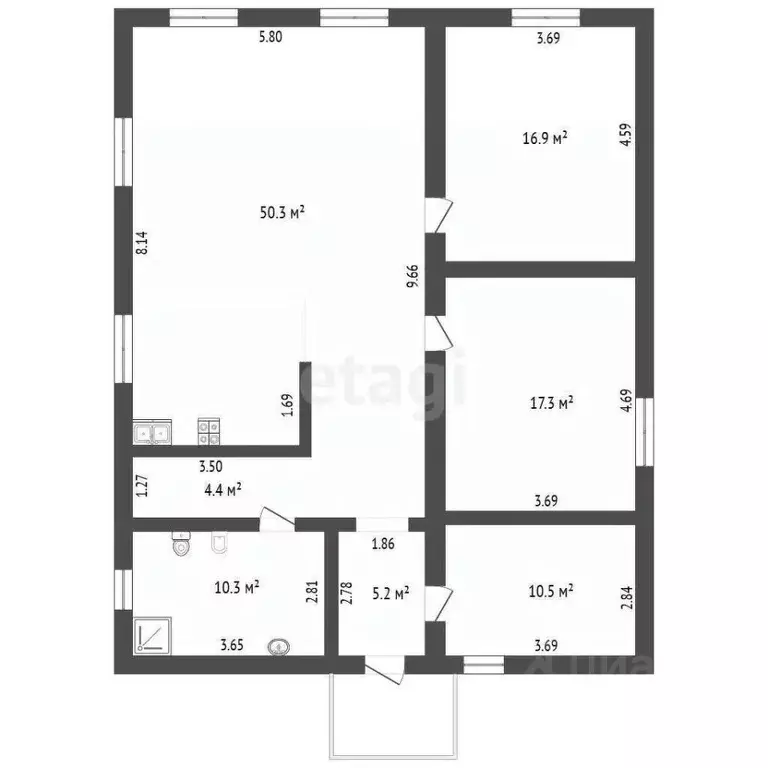 Дом в Тюменская область, Тюмень ул. Степана Третьякова (115 м) - Фото 2