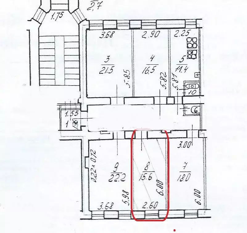 Комната Санкт-Петербург Гатчинская ул., 1/56 (15.6 м) - Фото 1