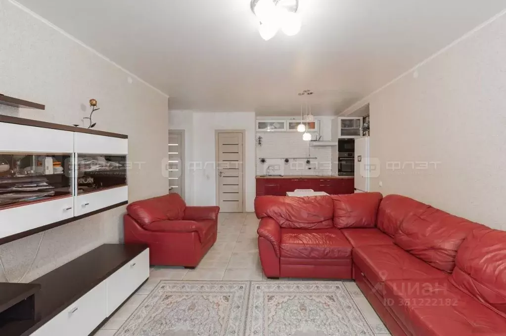 3-к кв. Татарстан, Казань ул. Азата Аббасова, 10 (82.3 м) - Фото 2