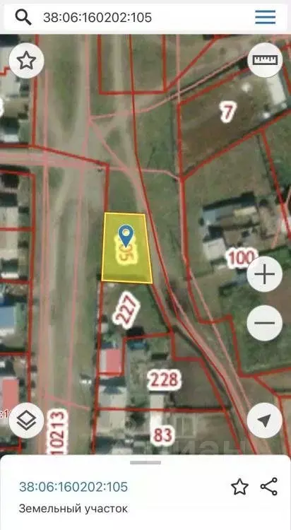 Участок в Иркутская область, Иркутский муниципальный округ, пос. ... - Фото 2