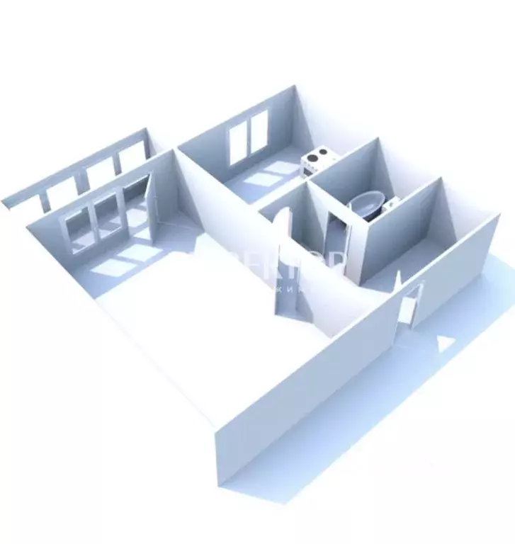 1-к кв. Костромская область, Кострома Венеция мкр, 9 (37.0 м) - Фото 2