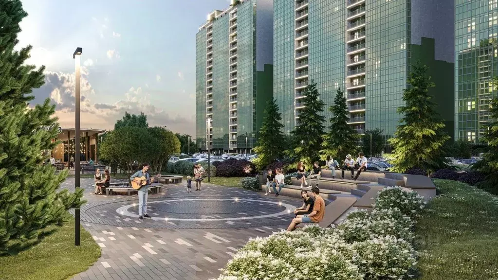 1-к кв. Красноярский край, Красноярск Нанжуль-Солнечный мкр, Аллея ... - Фото 1