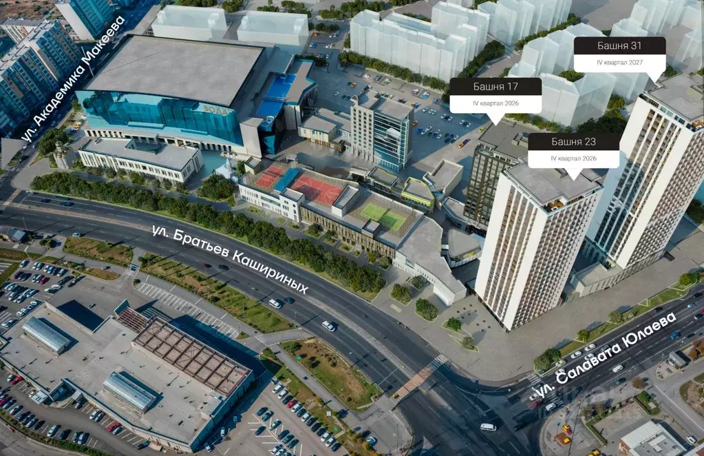 2-к кв. Челябинская область, Челябинск 29-й мкр, Весенний жилой ... - Фото 2