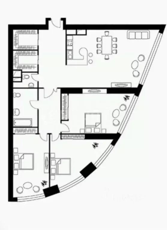 4-к кв. Москва просп. Мира, 188Бк3 (165.5 м) - Фото 2