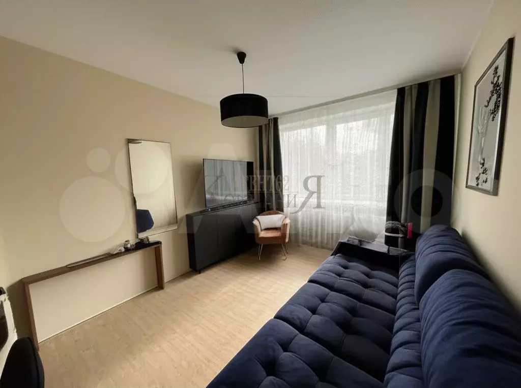 1-к. квартира, 32,3 м, 6/9 эт. - Фото 0