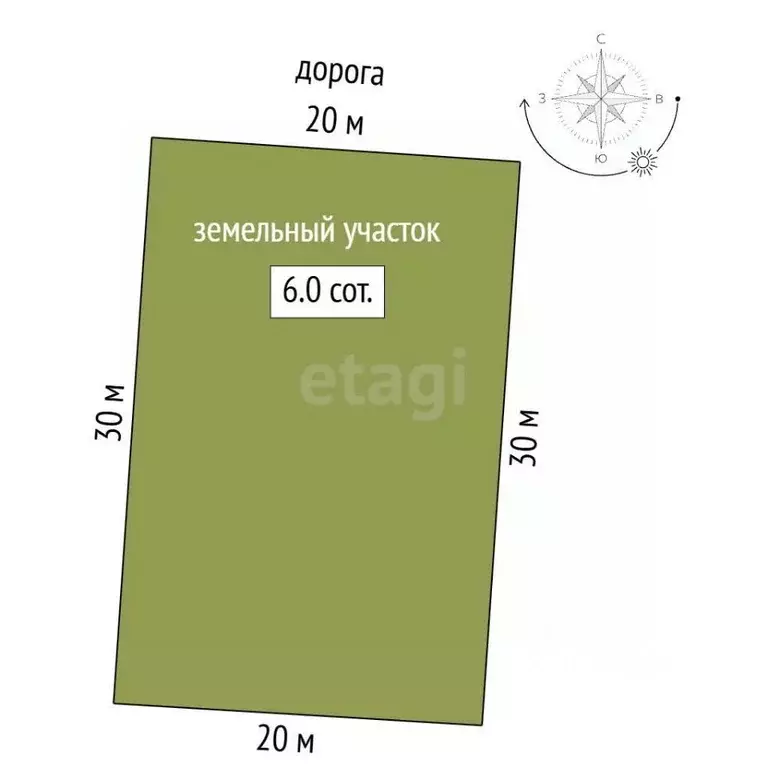 Участок в Крым, Симферопольский район, с. Мирное  (6.0 сот.) - Фото 2