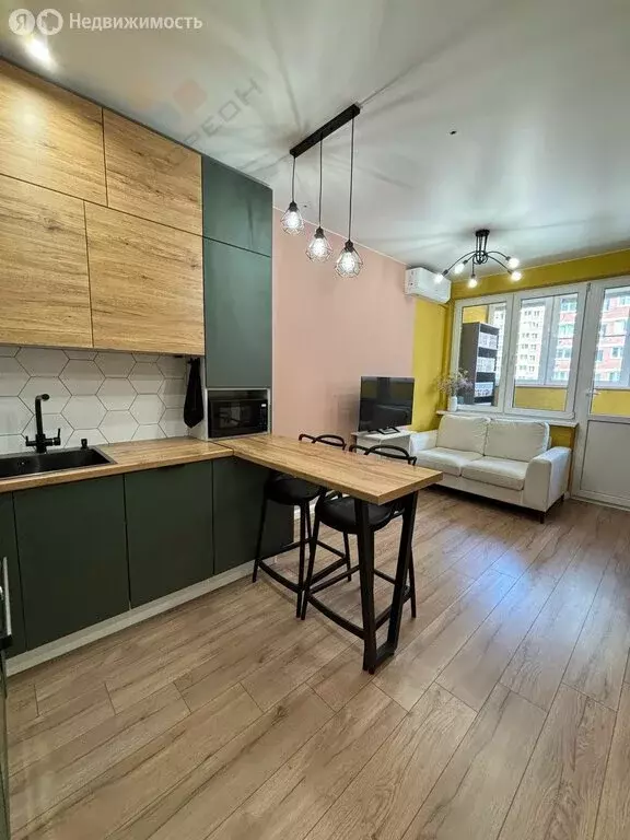 Квартира-студия: Краснодар, улица Западный Обход, 39/2к5 (28 м) - Фото 1