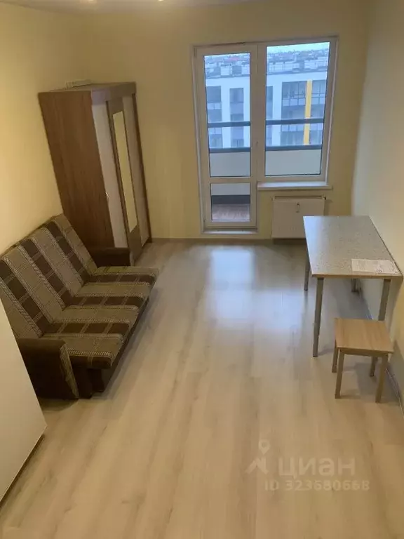 Студия Санкт-Петербург ул. Генерала Кравченко, 8 (24.4 м) - Фото 1