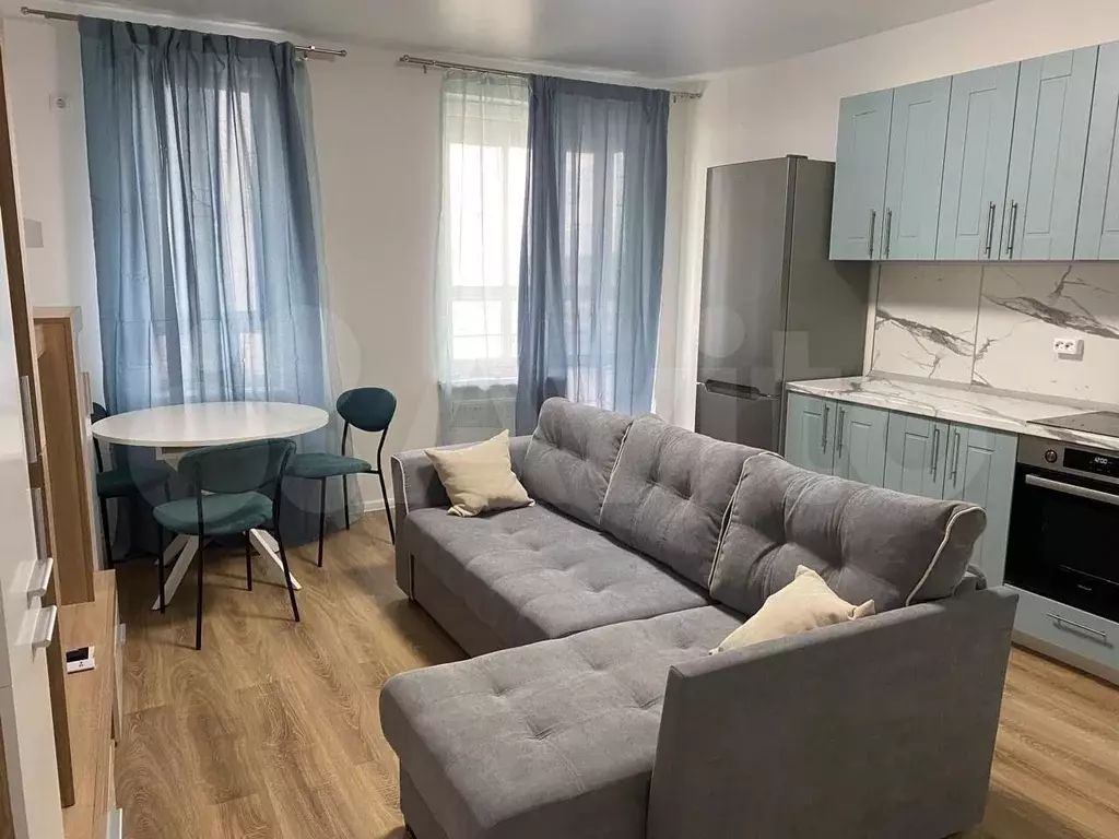 2-к. квартира, 45,7 м, 4/15 эт. - Фото 0