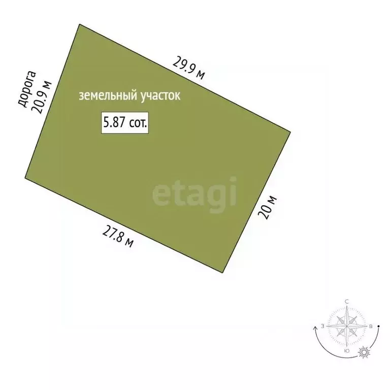 Участок в Пермский край, Пермский муниципальный округ, Мокино-3 кп  ... - Фото 1