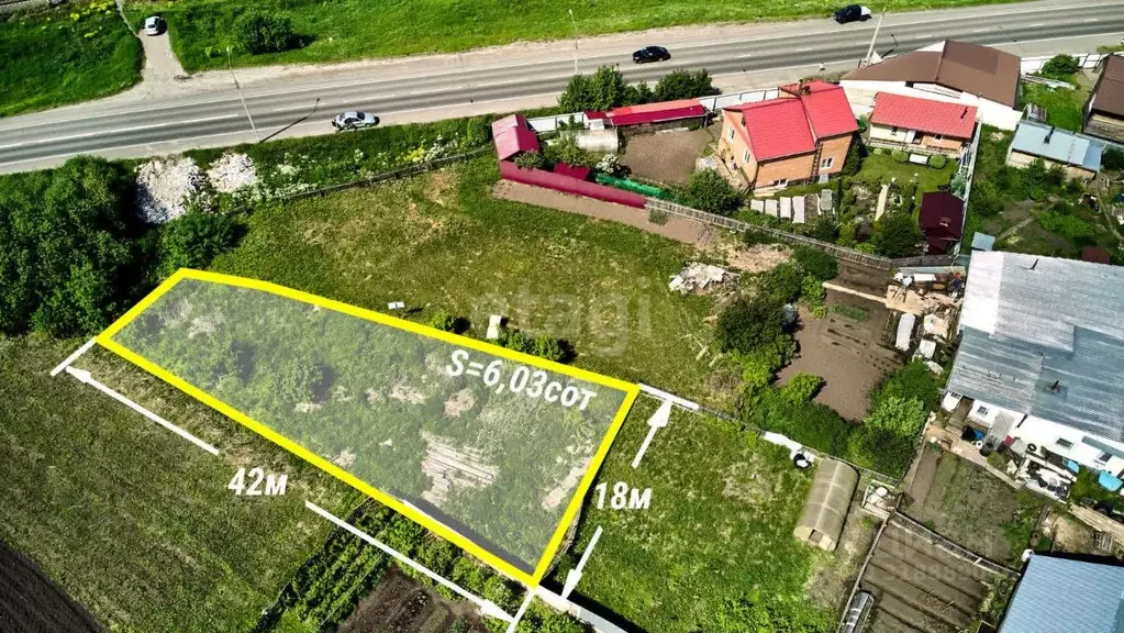 Участок в Томская область, Томский район, Богашевское с/пос, с. ... - Фото 1