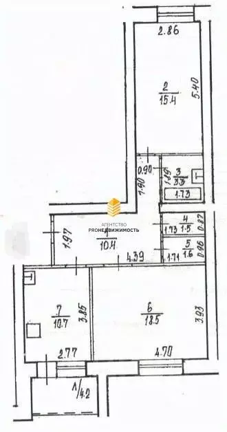 2-к кв. Башкортостан, Уфа Интернациональная ул., 27 (63.5 м) - Фото 1