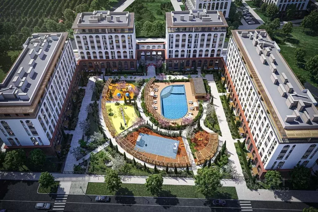 1-к кв. Крым, Судак Долина Роз жилой комплекс (44.72 м) - Фото 2