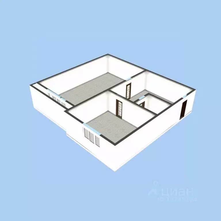 1-к кв. Краснодарский край, Новороссийск Цемдолина тер., ул. Школьная, ... - Фото 2