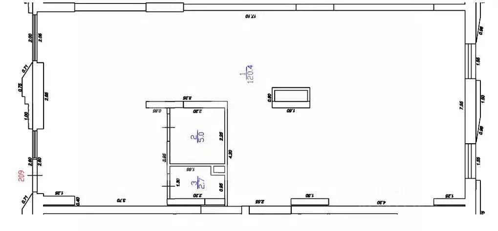 Торговая площадь в Москва Автомобильный проезд, 4 (128 м) - Фото 2