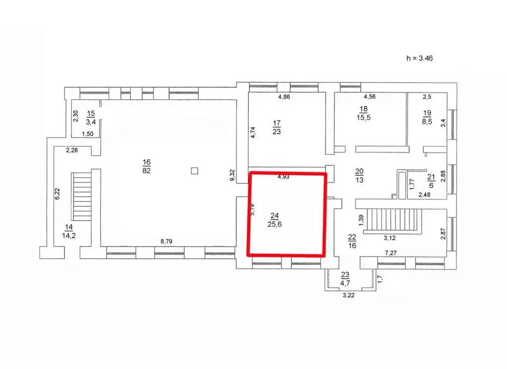 Офис в Санкт-Петербург Химический пер., 8к2 (24 м) - Фото 0