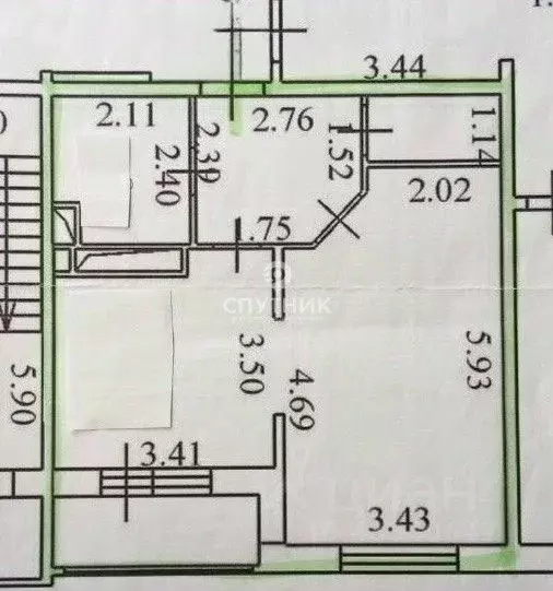 1-к кв. Московская область, Видное бул. Зеленые аллеи, 6 (43.2 м) - Фото 2