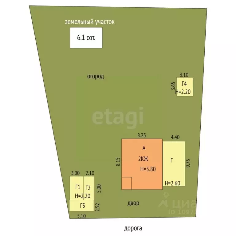 Дом в Башкортостан, Ишимбайский район, Ишеевский сельсовет, д. Урняк ... - Фото 2