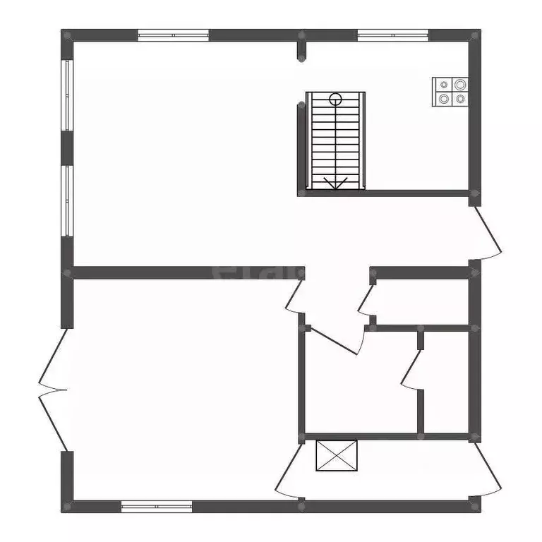 Дом в Амурская область, Свободный ул. 50 лет Октября, 255 (217 м) - Фото 2
