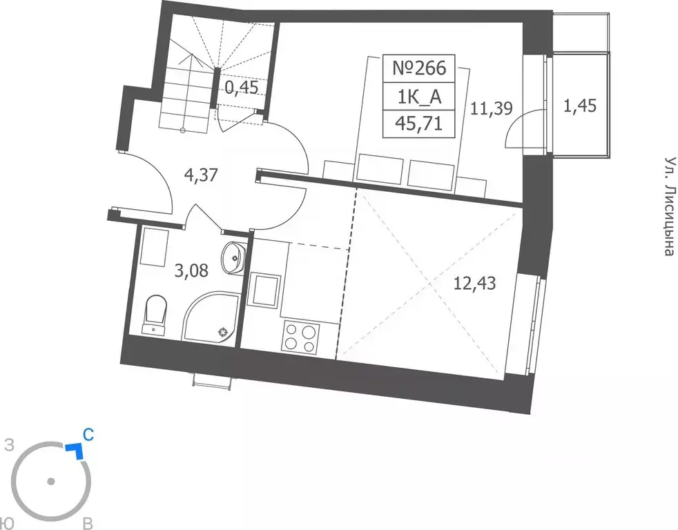 1-к кв. Ярославская область, Ярославль ул. Большая Октябрьская, 85 ... - Фото 1