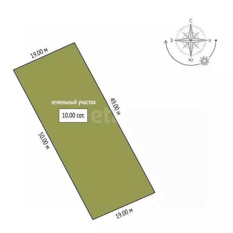 Участок в Амурская область, Благовещенский район, с. Чигири  (10.0 ... - Фото 2