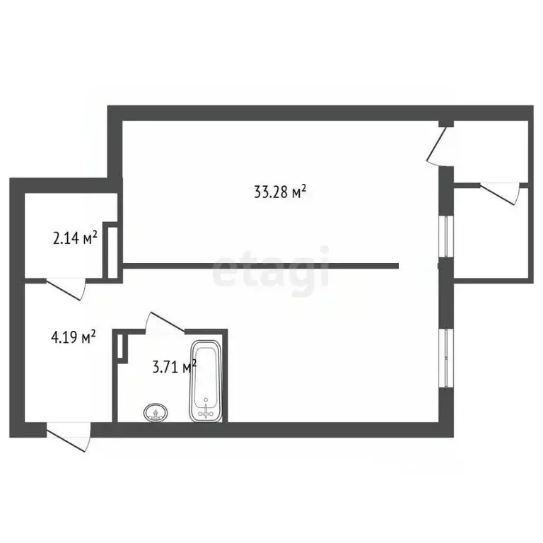 1-к кв. Санкт-Петербург пос. Стрельна, Красносельское ш., 22 (45.2 м) - Фото 1