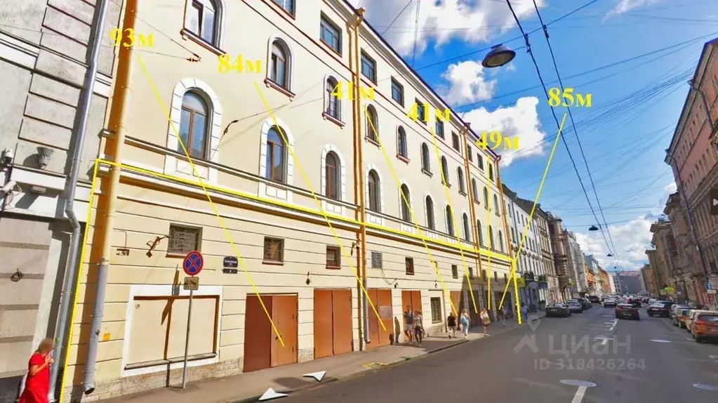 Помещение свободного назначения в Санкт-Петербург Гончарная ул., 6 ... - Фото 0