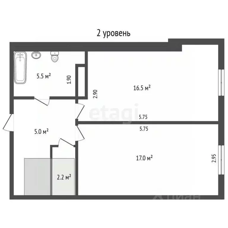 4-к кв. Ростовская область, Ростов-на-Дону ул. Евдокимова, 37а (98.0 ... - Фото 1
