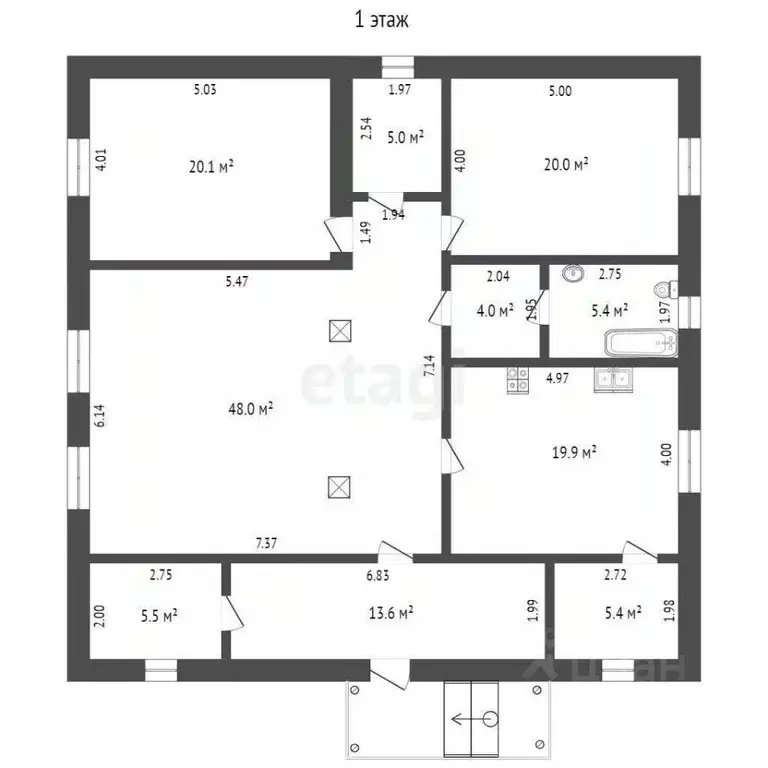 Дом в Крым, Бахчисарай ул. Тынчлыкъ, 2 (167 м) - Фото 1