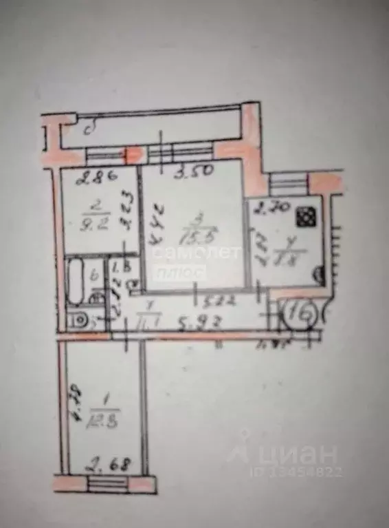 3-к кв. Марий Эл, Йошкар-Ола ул. Мира, 68 (64.0 м) - Фото 1