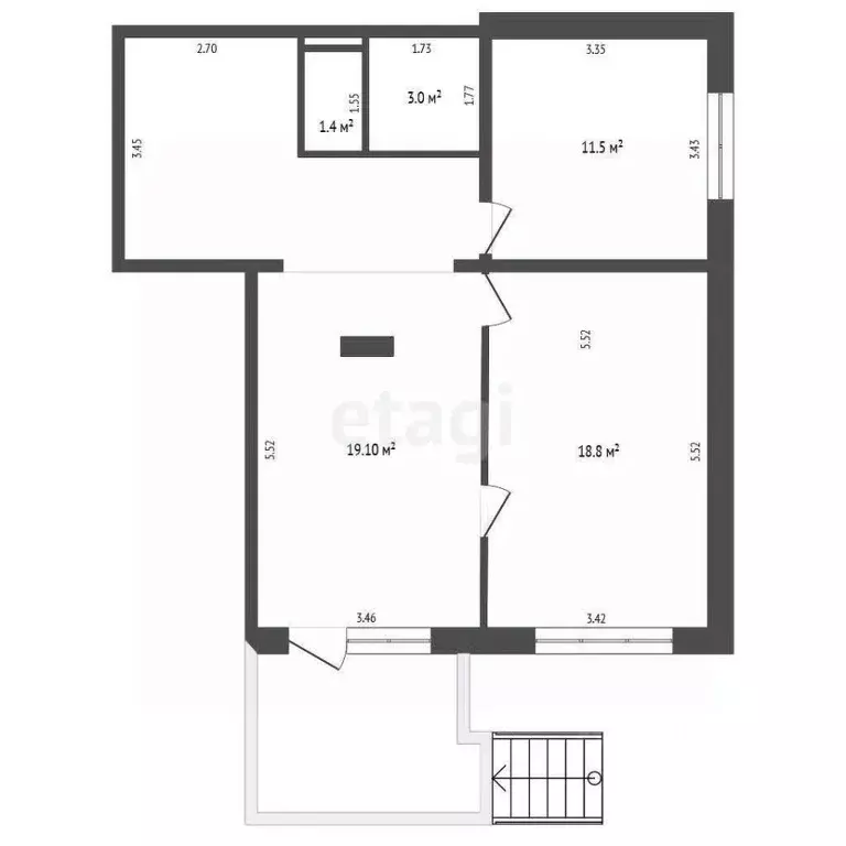 Помещение свободного назначения в Мордовия, Саранск ул. Тани Бибиной, ... - Фото 2