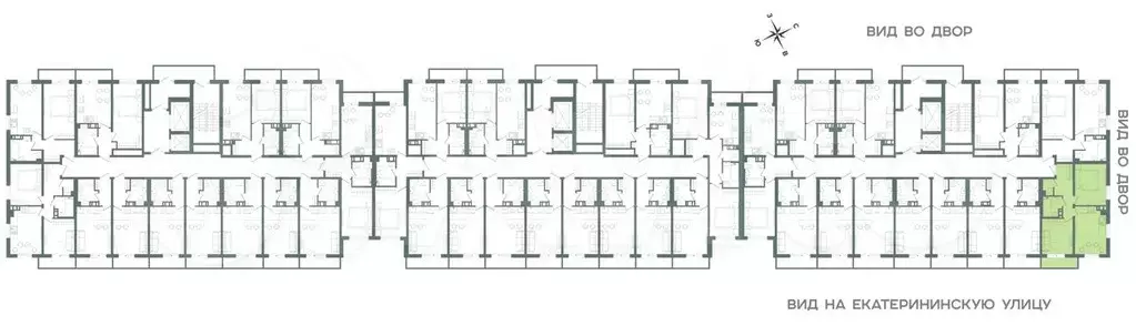 2-к. квартира, 42,6 м, 8/16 эт. - Фото 1