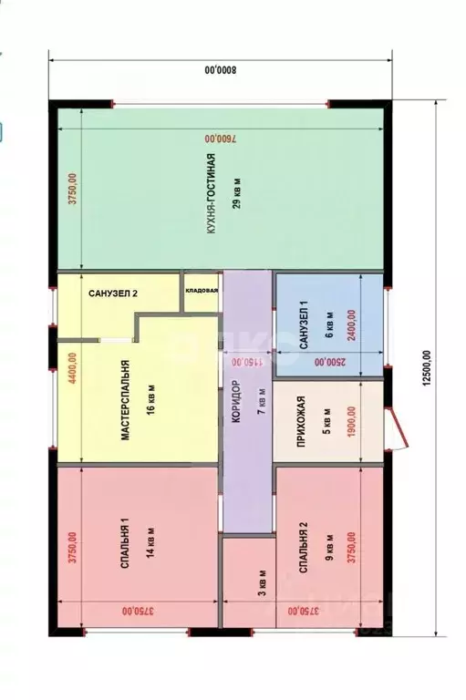 Дом в Краснодарский край, Новокубанский район, пос. Прикубанский ... - Фото 2