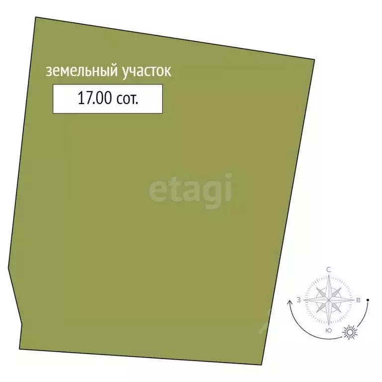 Участок в Алтайский край, Бийский район, с. Верх-Катунское Колхозная ... - Фото 2