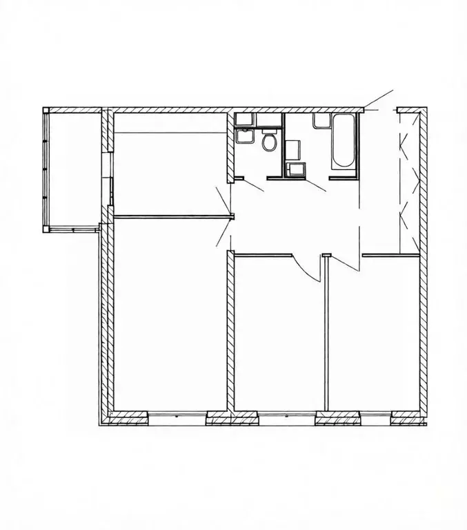 3-к кв. Карелия, Петрозаводск ул. Оборонная, 11 (82.0 м) - Фото 2