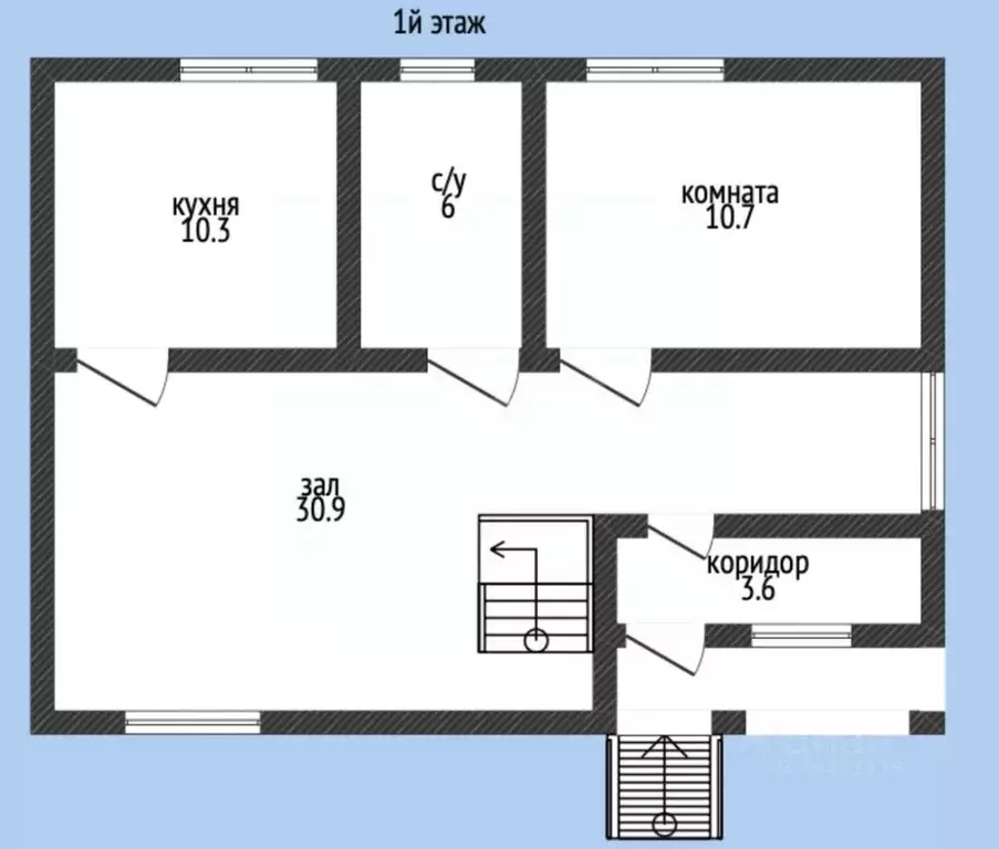 Дом в Белгородская область, Шебекино ул. Кутузова, 1 (124 м) - Фото 2