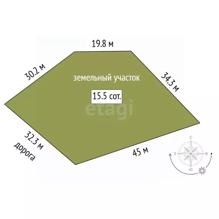 Участок в Тюменская область, Тюменский муниципальный округ, с. Каменка ... - Фото 1