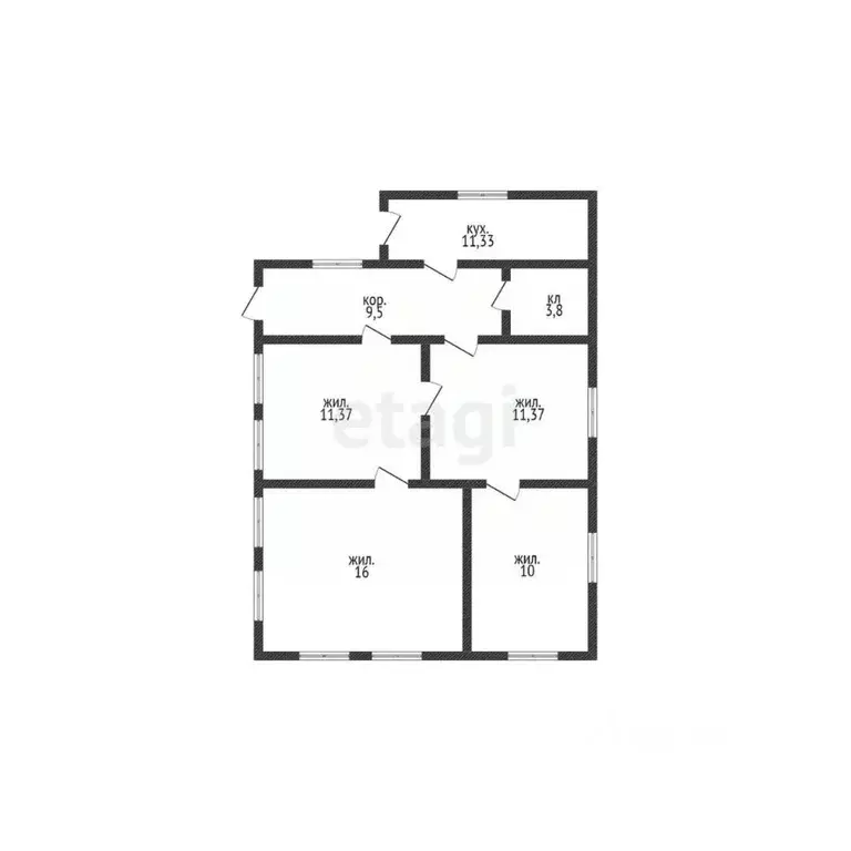 Дом в Адыгея, Майкопский район, Кужорское с/пос, Кужорская ст-ца ул. ... - Фото 2