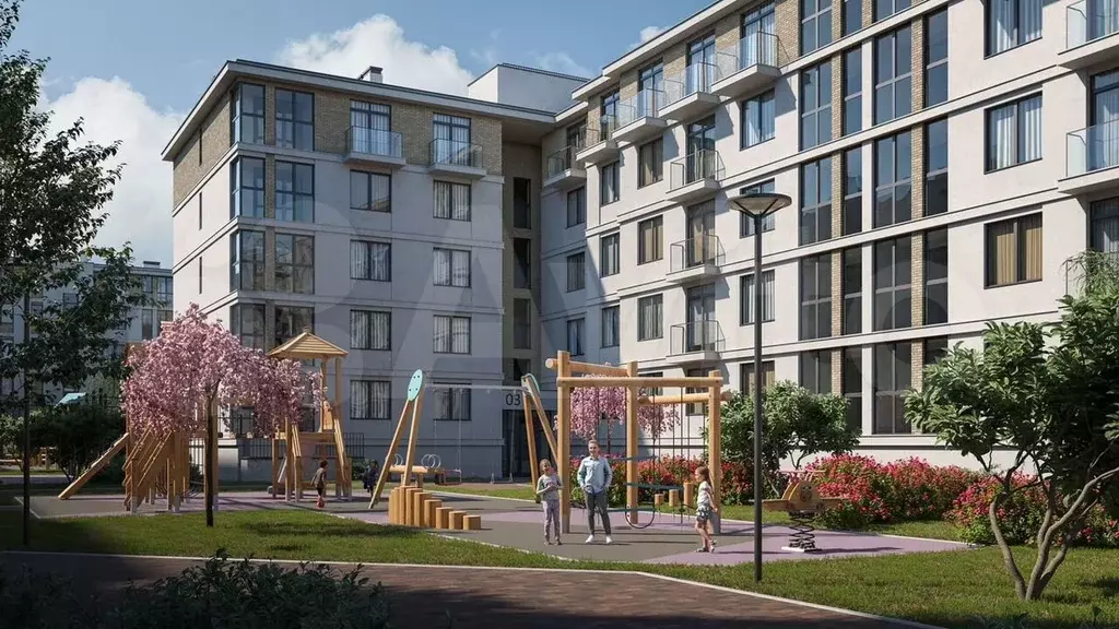 2-к. квартира, 63,1 м, 4/5 эт. - Фото 0