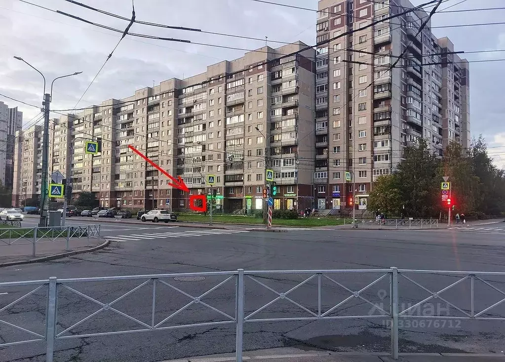 Торговая площадь в Санкт-Петербург просп. Пятилеток, 3 (16 м) - Фото 2